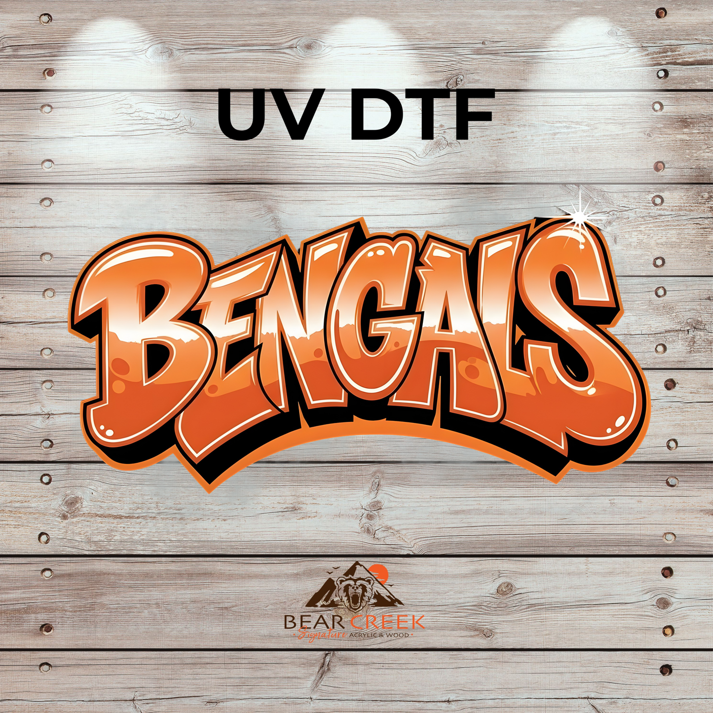 Bengals - 4.5-inch permanent sticker #BCS58