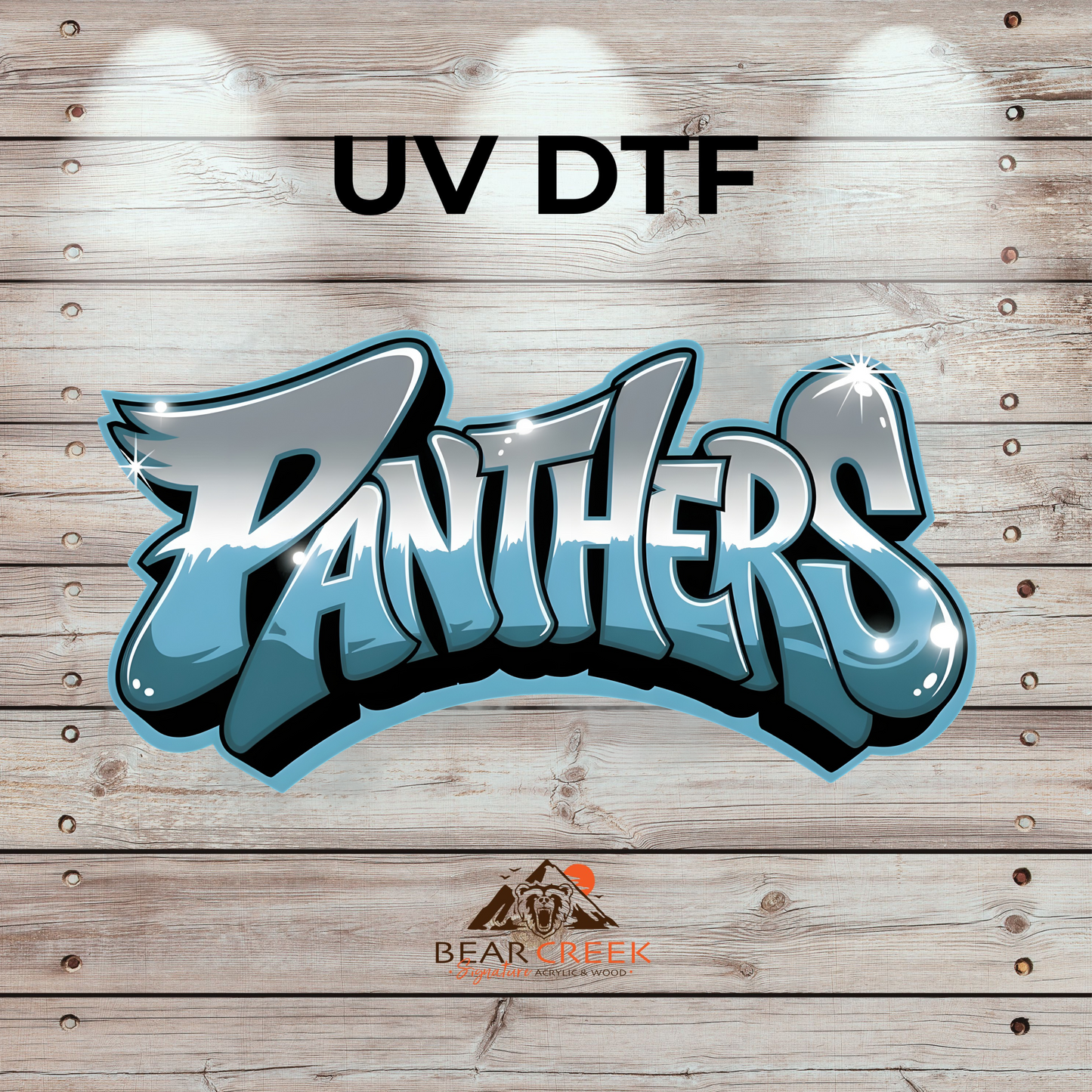 Panthers - 4.5-inch permanent sticker #BCS43