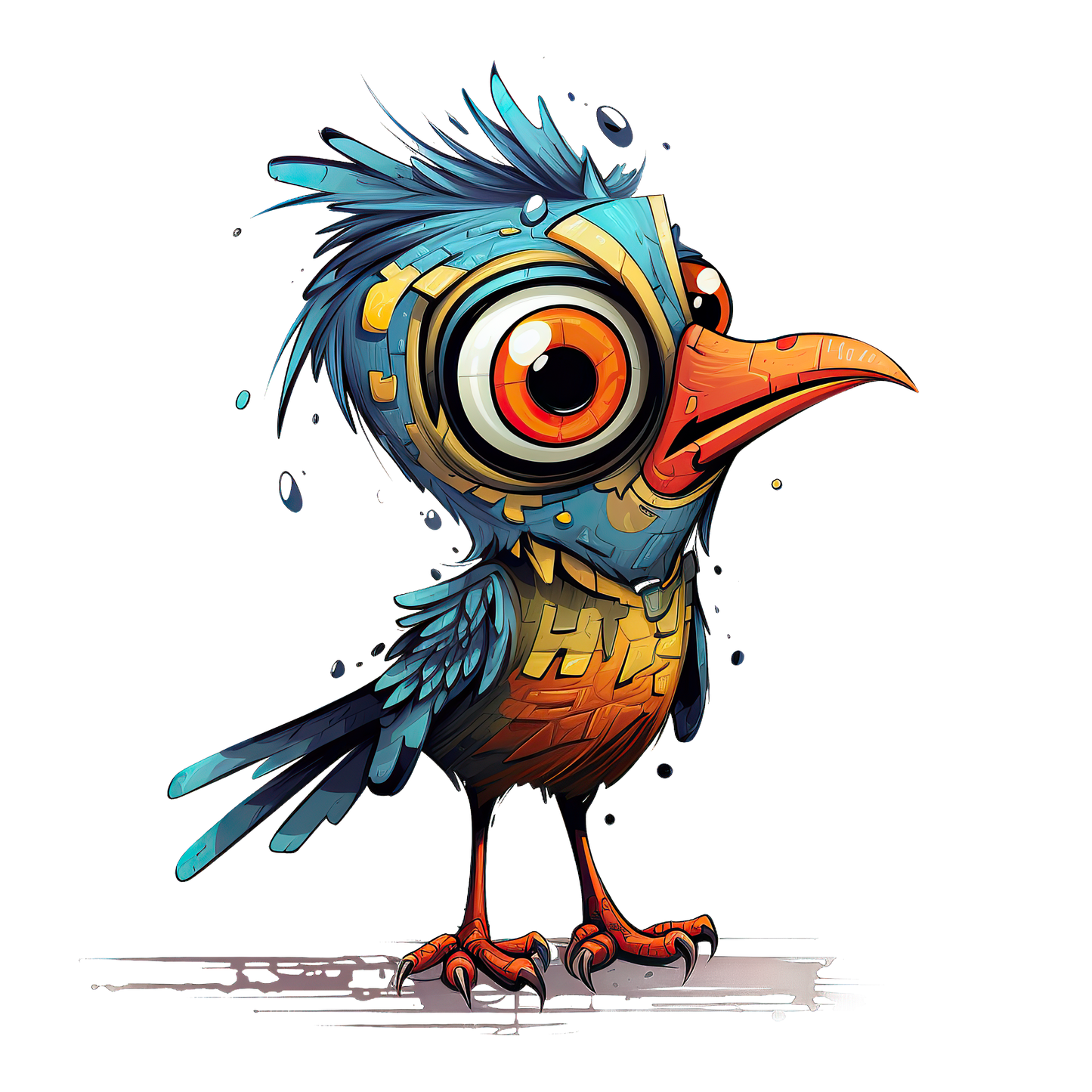 Funny Birds 4.5" - BCS#108 (NEW) (8)