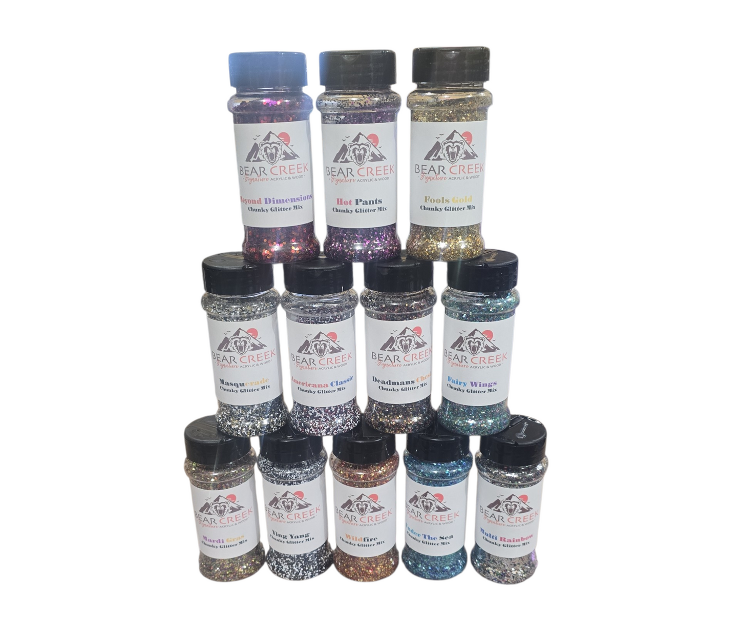 May 31st - Live Sales Event - 12 pack BCS Mixed Chunky Glitter Set - #54 LIsa