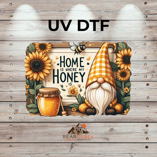Home Is Where My Honey Is- 7-inch permanent sticker #223