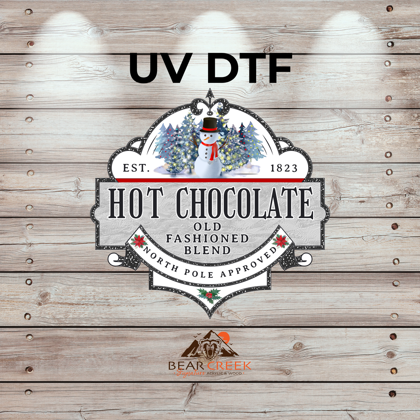 Hot Chocolate - 4.5-inch permanent sticker #279