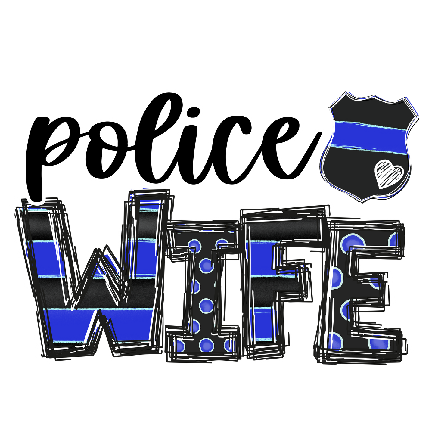 Police Wife 4.5" - BCS#99 (NEW)