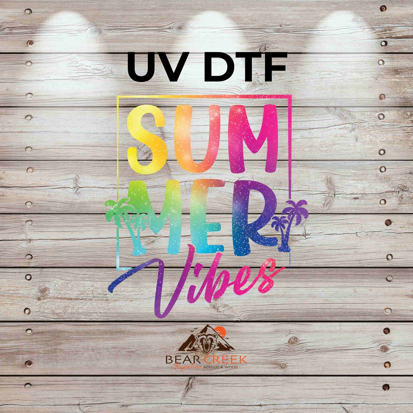 Summer Vibes 2 4.5-inch permanent sticker #190