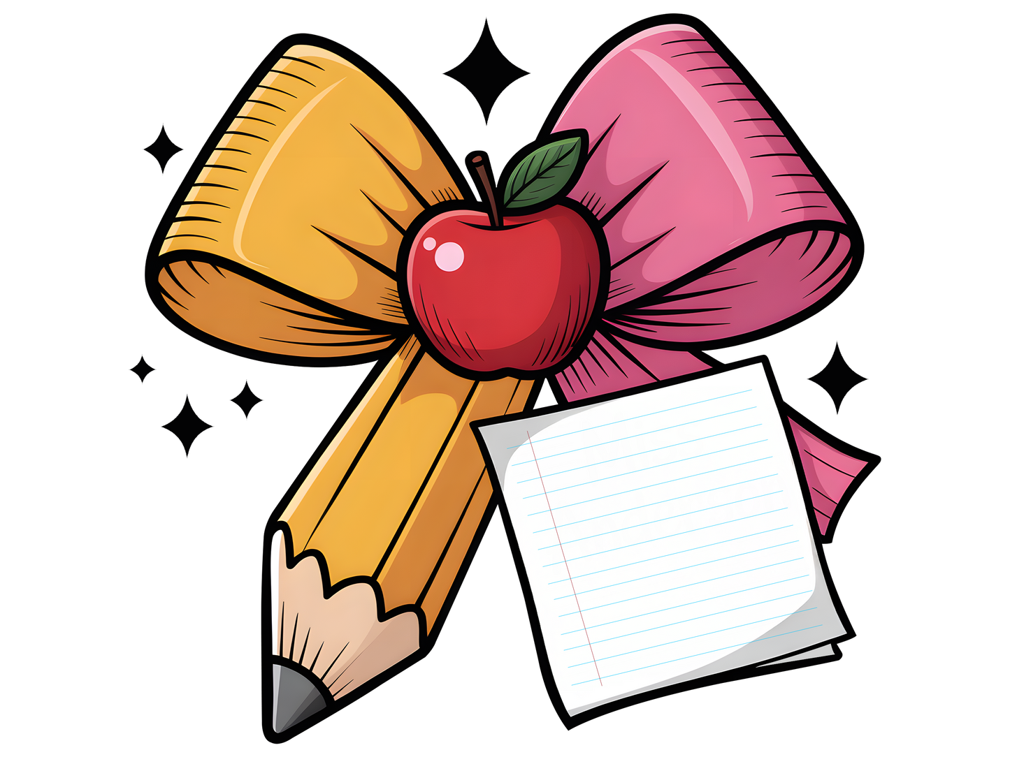 Teacher Female Bow 4.5" - BCS#39 (NEW)