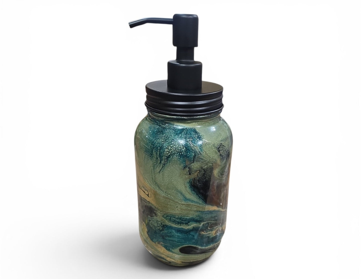 32 oz Glass Pump Bottle Dispenser