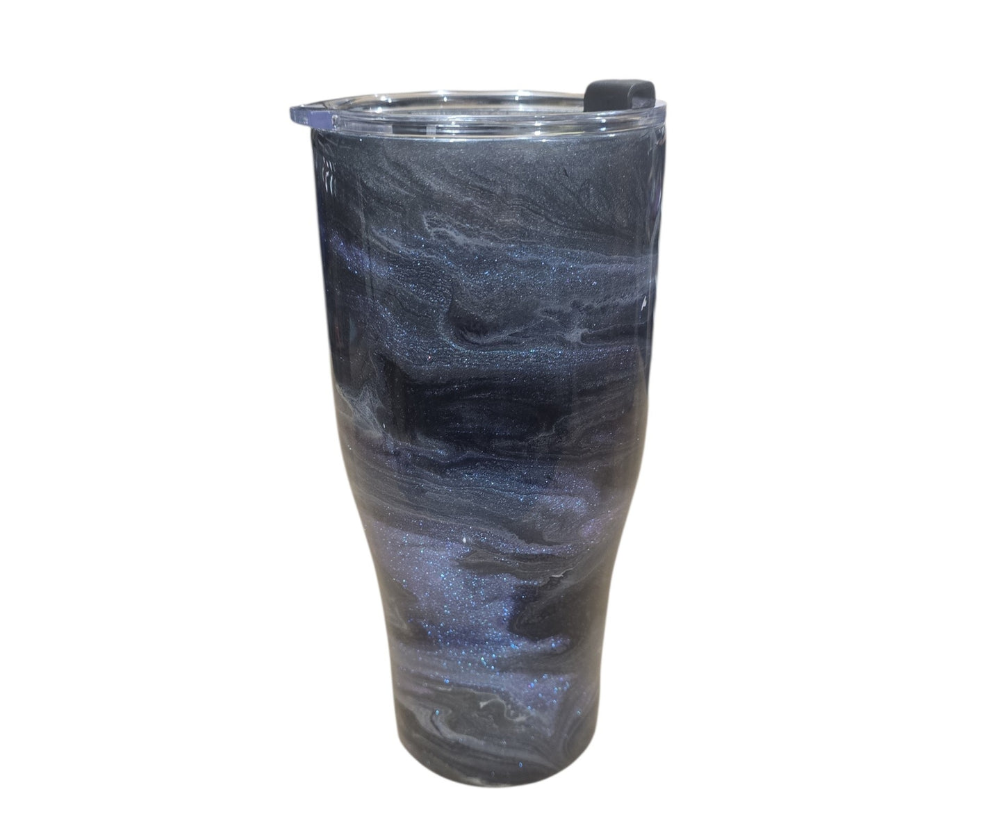 May 31st - 32 OZ MODERN CURVE COFFEE CADDY TUMBLER W/STRAW #21 Woody