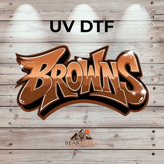 Browns - 4.5-inch permanent sticker #BCS47