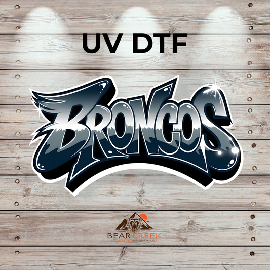 Broncos - 4.5-inch permanent sticker #BCS55