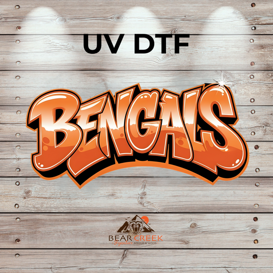 Bengals - 4.5-inch permanent sticker #BCS58