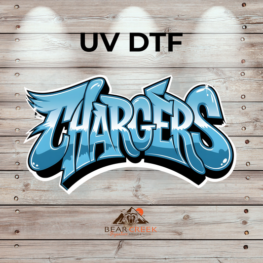 Chargers - 4.5-inch permanent sticker #BCS64