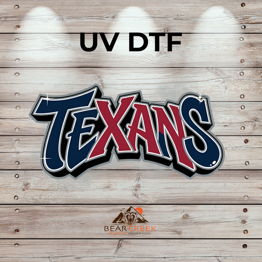 Texans - 4.5-inch permanent sticker #BCS40