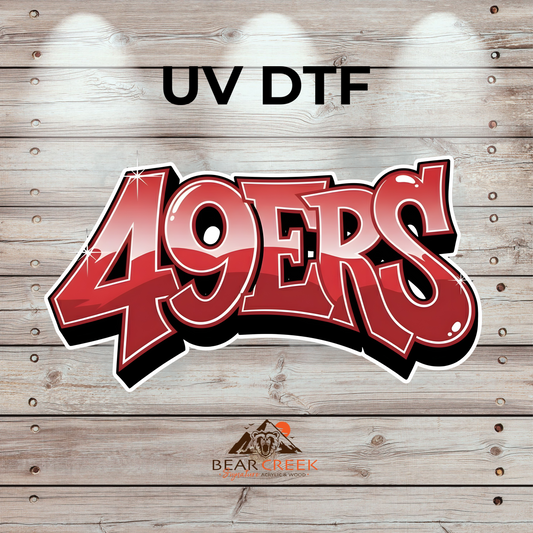 49ers - 4.5-inch permanent sticker #BCS42