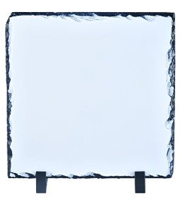 Rectangular Rock Sublimation Slate Blanks Photo Frame 8 x 8