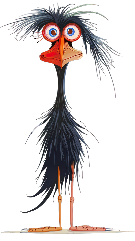 Funny Bird 4.5" - BCS#113 (NEW) (8)