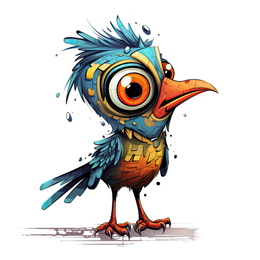 Funny Birds 4.5" - BCS#108 (NEW) (8)