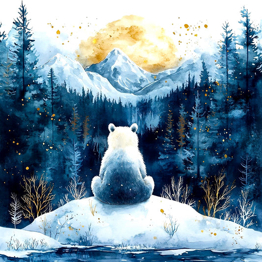 Bear Sunset 4.5" - BCS#149 (NEW) (8)