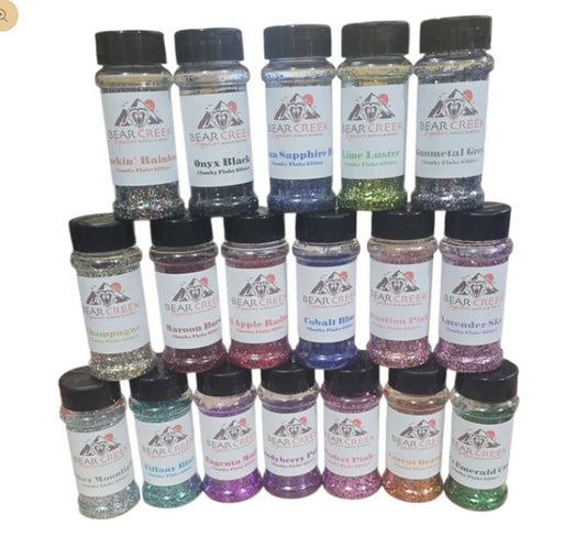 March 1st - Live Sales Event - 18 pack BCS Chunky Glitter Set - #32 Belinda, Wendy