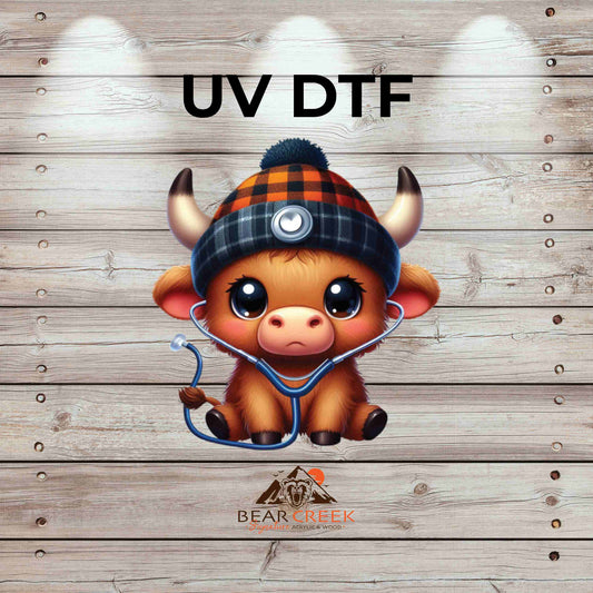 Doctor Heifer 2 4.5-inch permanent sticker #122
