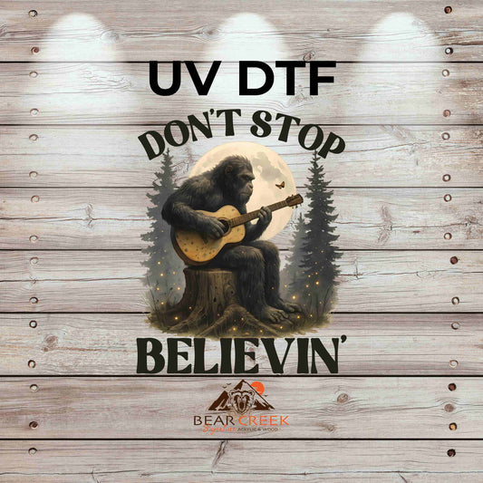 Don't Stop Believin 4.5-inch permanent sticker #215 (NEW)