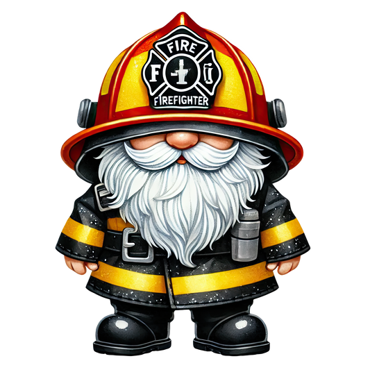 Firefighter Gnome 1 - 4.5" - BCS#53 (NEW)