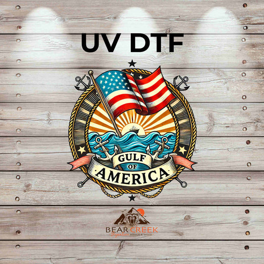 Gulf of America 4.5-inch permanent sticker #139