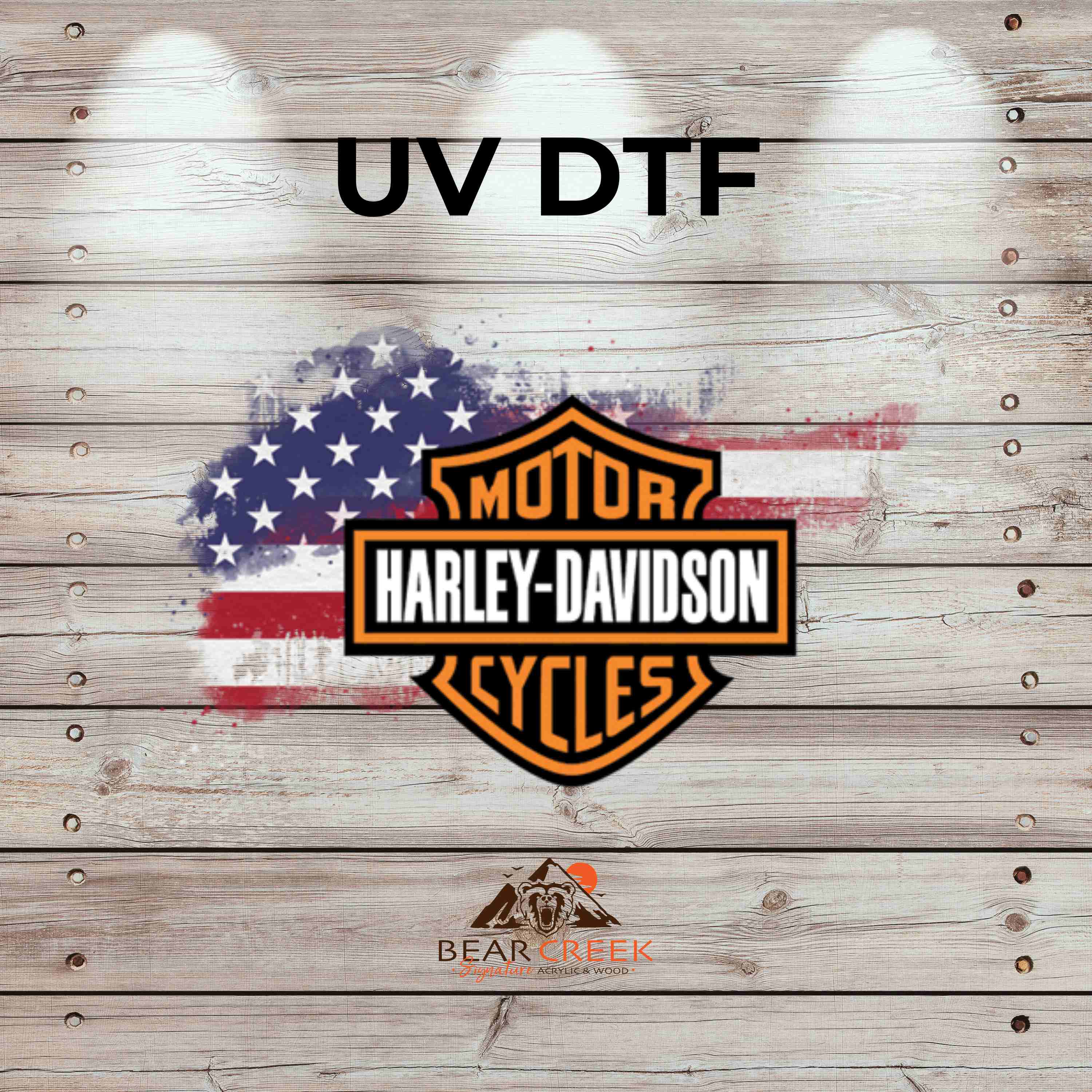 HD RWB Flag 4.5-inch permanent sticker #145 – Bearcreek Signature ...