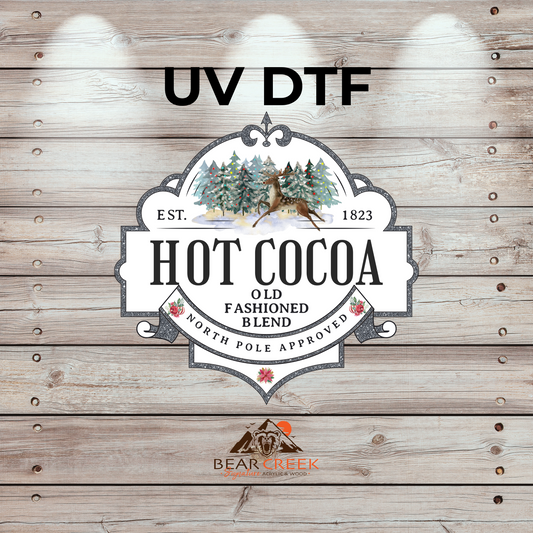 Hot Cocoa - 4.5-inch permanent sticker #280
