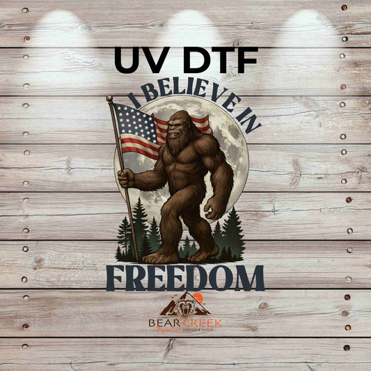 I Believe in Freedom 4.5-inch permanent sticker #214 (NEW)