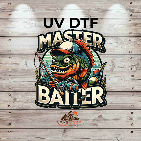 Master Baiter 4.5-inch permanent sticker #BCS26 (NEW)