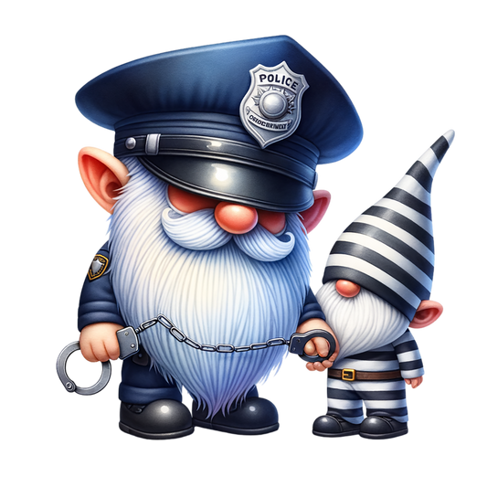 Police Gnome 2 4.5" - BCS#86 (NEW)