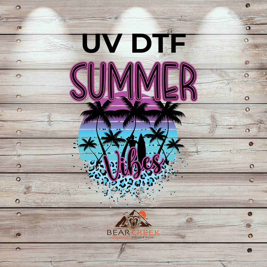 Summer Vibes Beach 4.5-inch permanent sticker #191