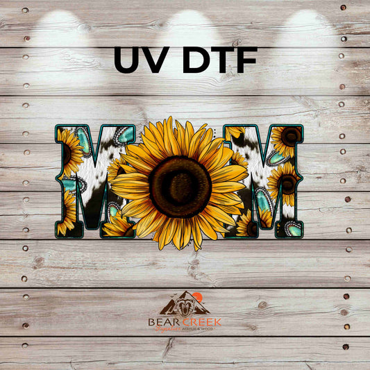 Sunflower Mom 4.5-inch permanent sticker #196