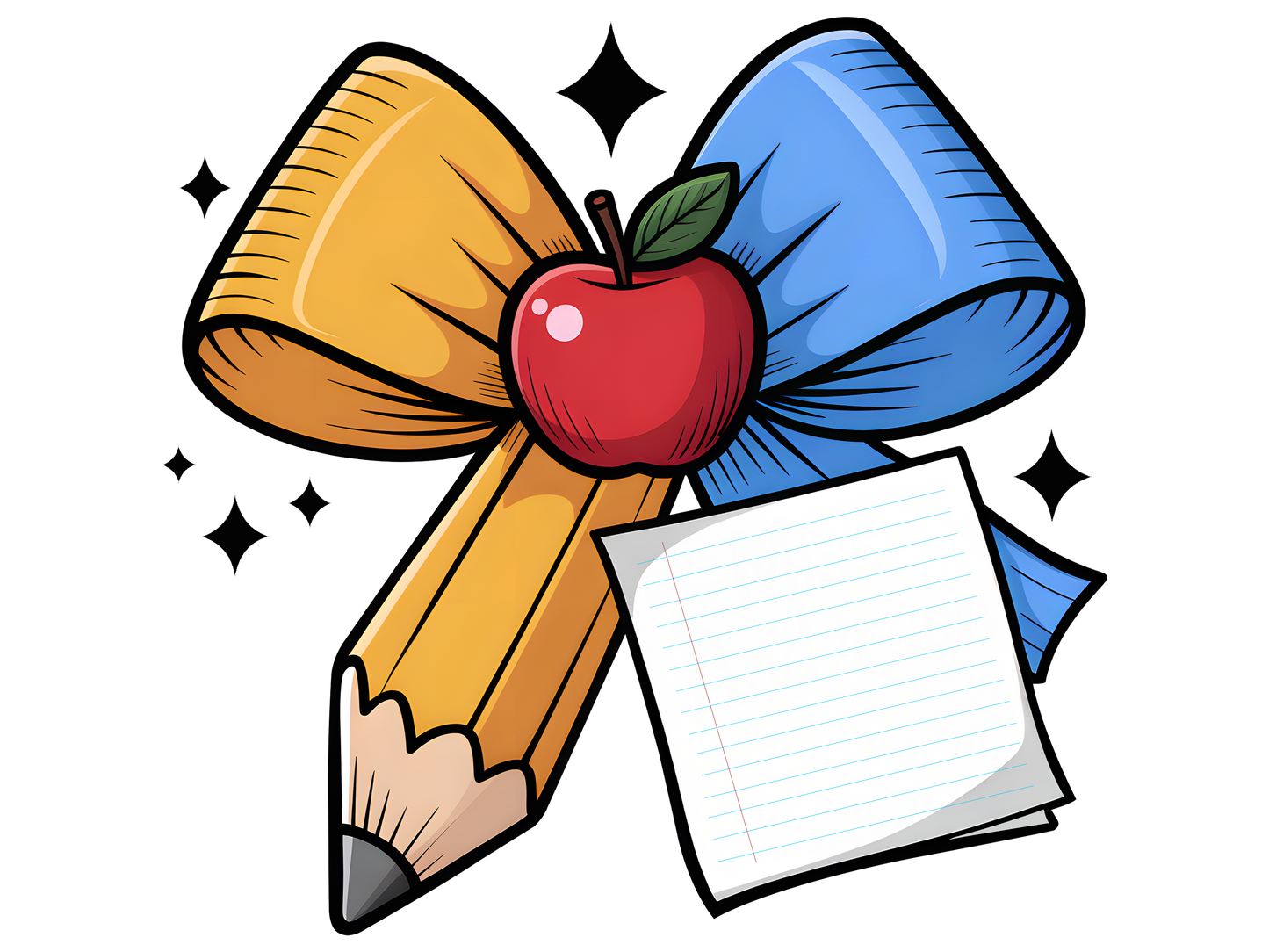 Teacher Male Bow 4.5" - BCS#38 (NEW)