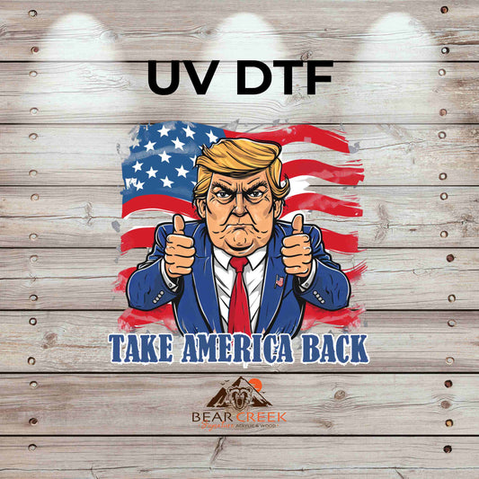 Trump Take Back America 4.5-inch permanent sticker #199