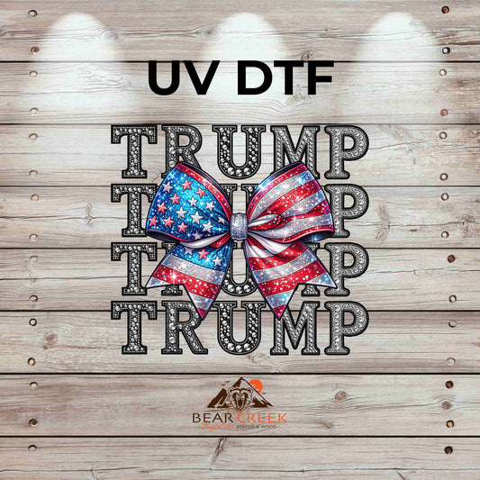 Trump Trump Trump Trump 4.5-inch permanent sticker #201