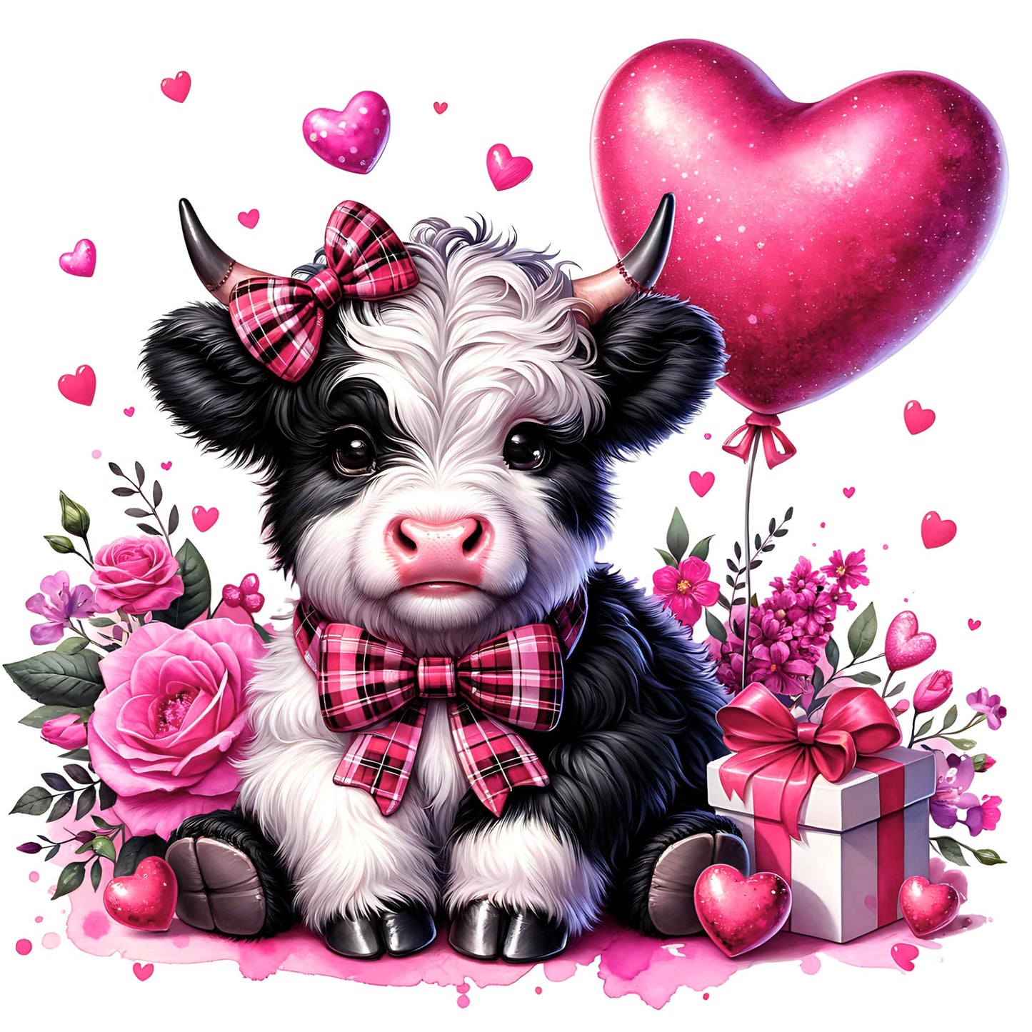 Valentine B/W Highland- 4.5" - BCS#72 (NEW)