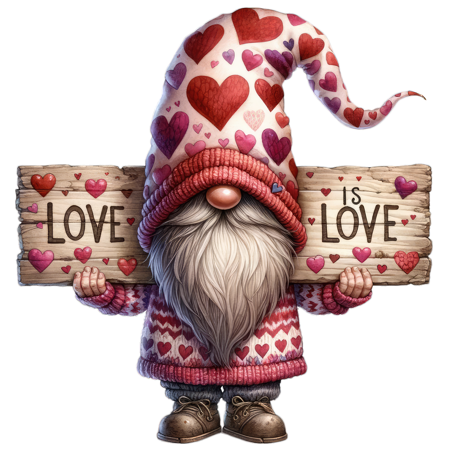 Valentine Love is Love Gnome 4.5" - BCS#76 (NEW)