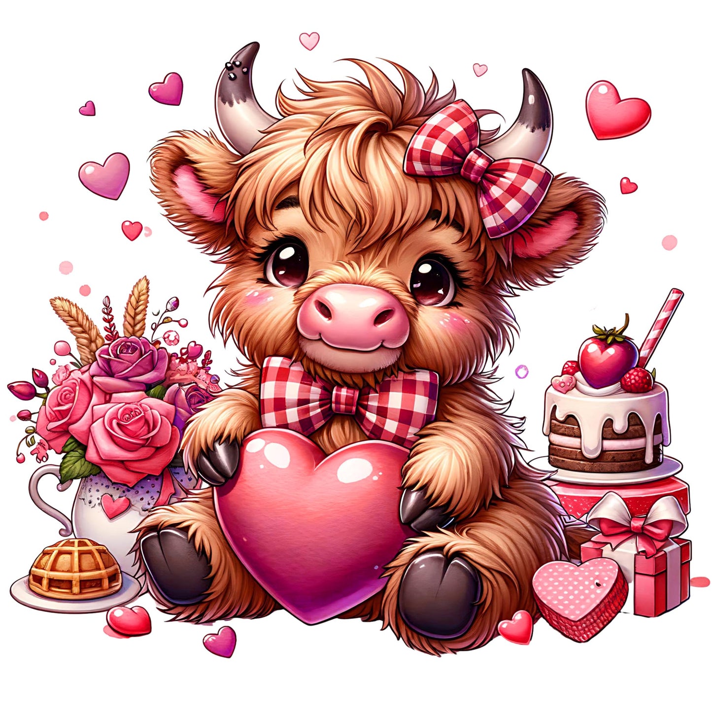 Valentine Tan/Pink Highland- 4.5" - BCS#73 (NEW)