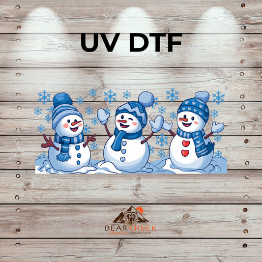 Winter Snowman - 4.5-inch permanent sticker #303