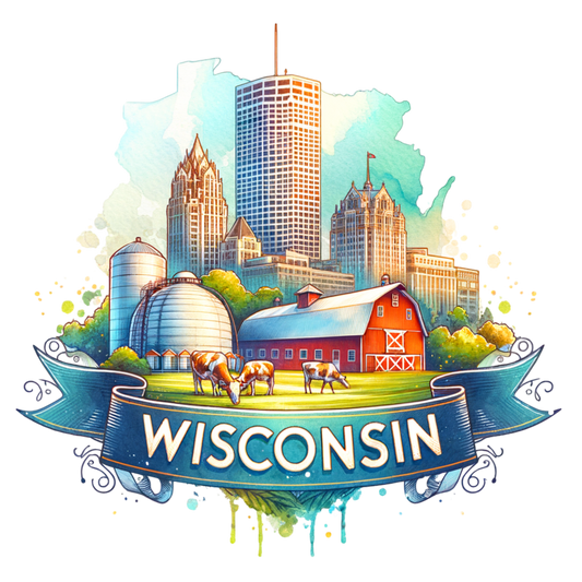 Wisconsin 4.5" - BCS#186 (NEW) (8)