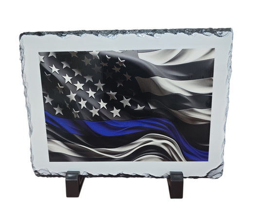 March 1st - 6 x 8 Rock Slate #38 Scarlet