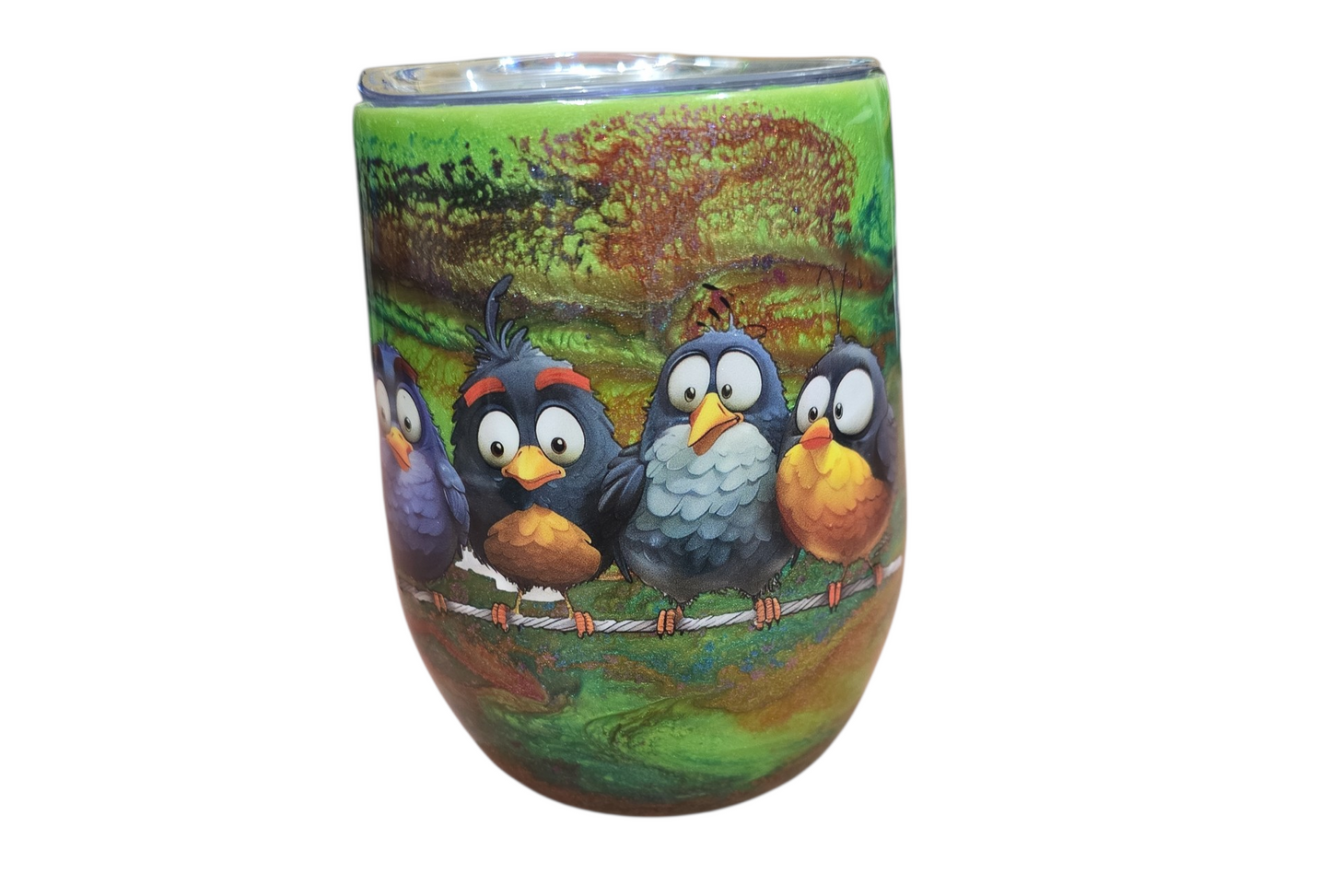 March 1st - Live Event 12 oz Stemless Wine Glass Tumblers #8 Carolyn