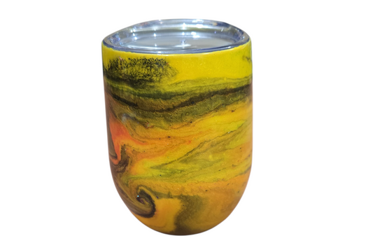 March 1st - Live Event 12 oz Stemless Wine Glass Tumblers #4 Woody