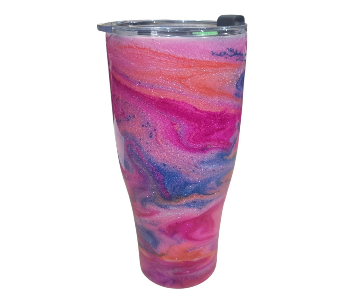 June 28th - Live Event - 32 OZ MODERN CURVE COFFEE CADDY TUMBLER W/STRAW #62 Jerry Beth