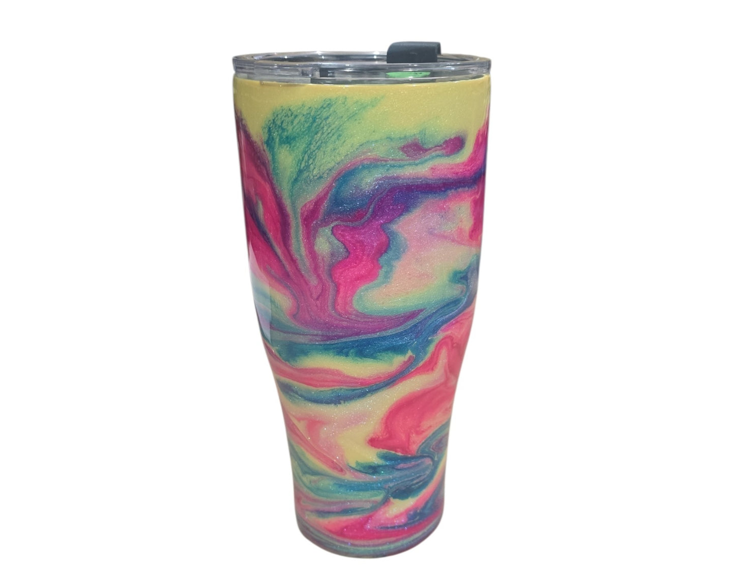 June 28th - Live Event - 32 OZ MODERN CURVE COFFEE CADDY TUMBLER W/STRAW #59 JR