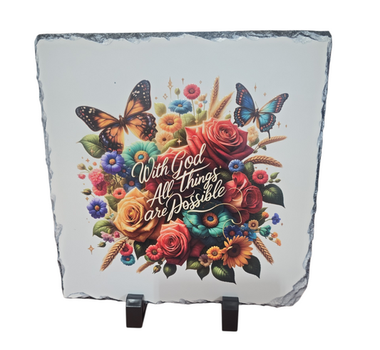 March 1st - 8 x 8 Rock Slate #44