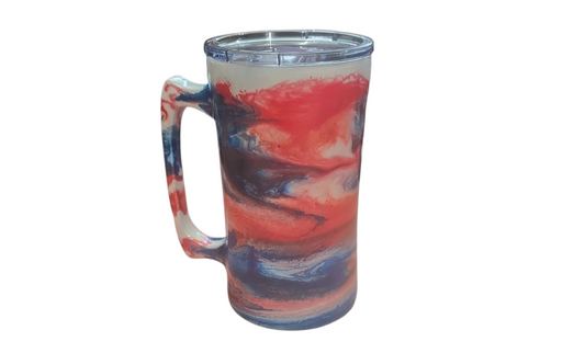 August 31st - Live Sale - 20oz BEER MUG WITH HANDLE AND CLEAR SLIDING LID #18 Sold to FreedomSoul