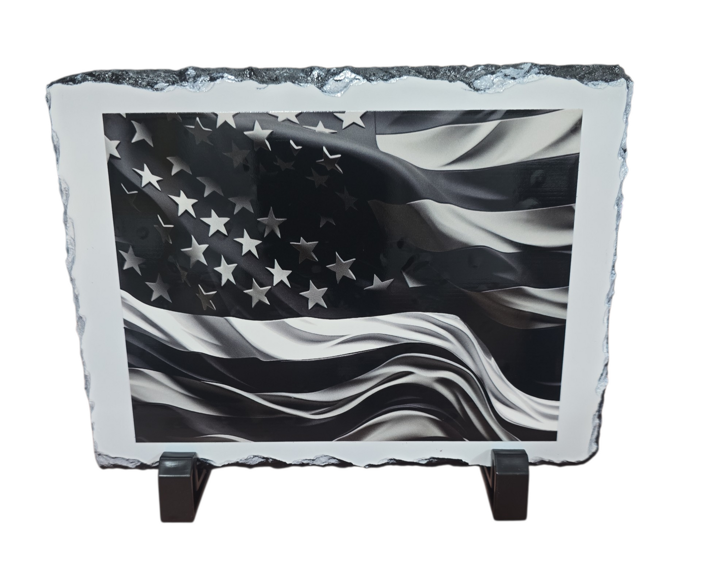 March 1st - 6 x 8 Rock Slate #34 Woody