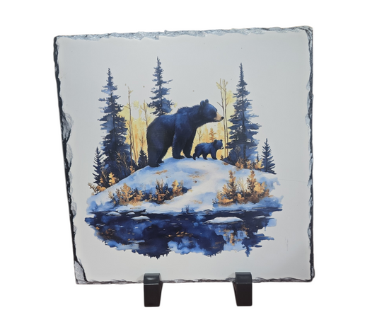 March 1st - 8 x 8 Rock Slate #48 Jeremy